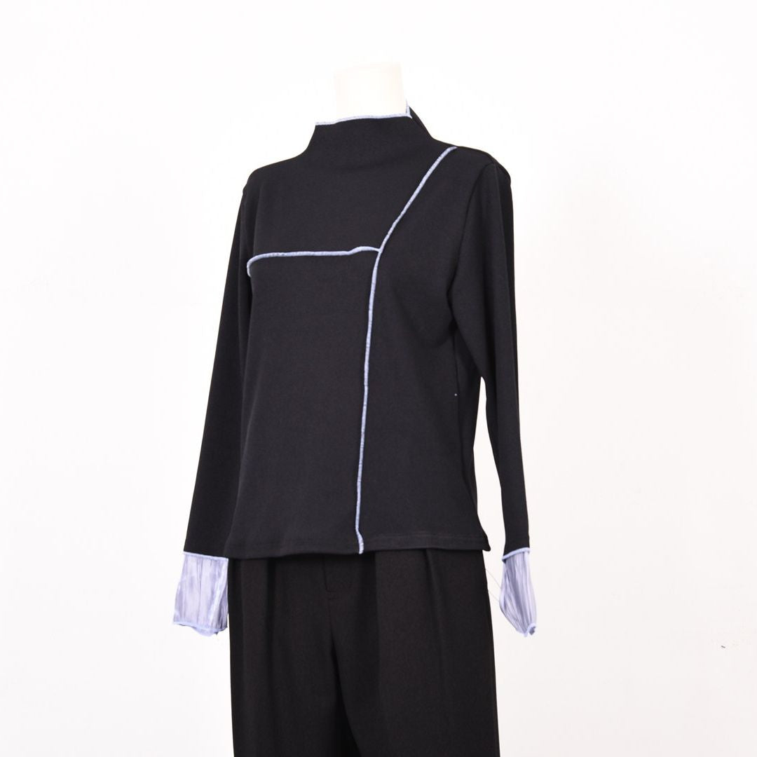 袖切り替え　リブカットソー　B DONNA　6052112