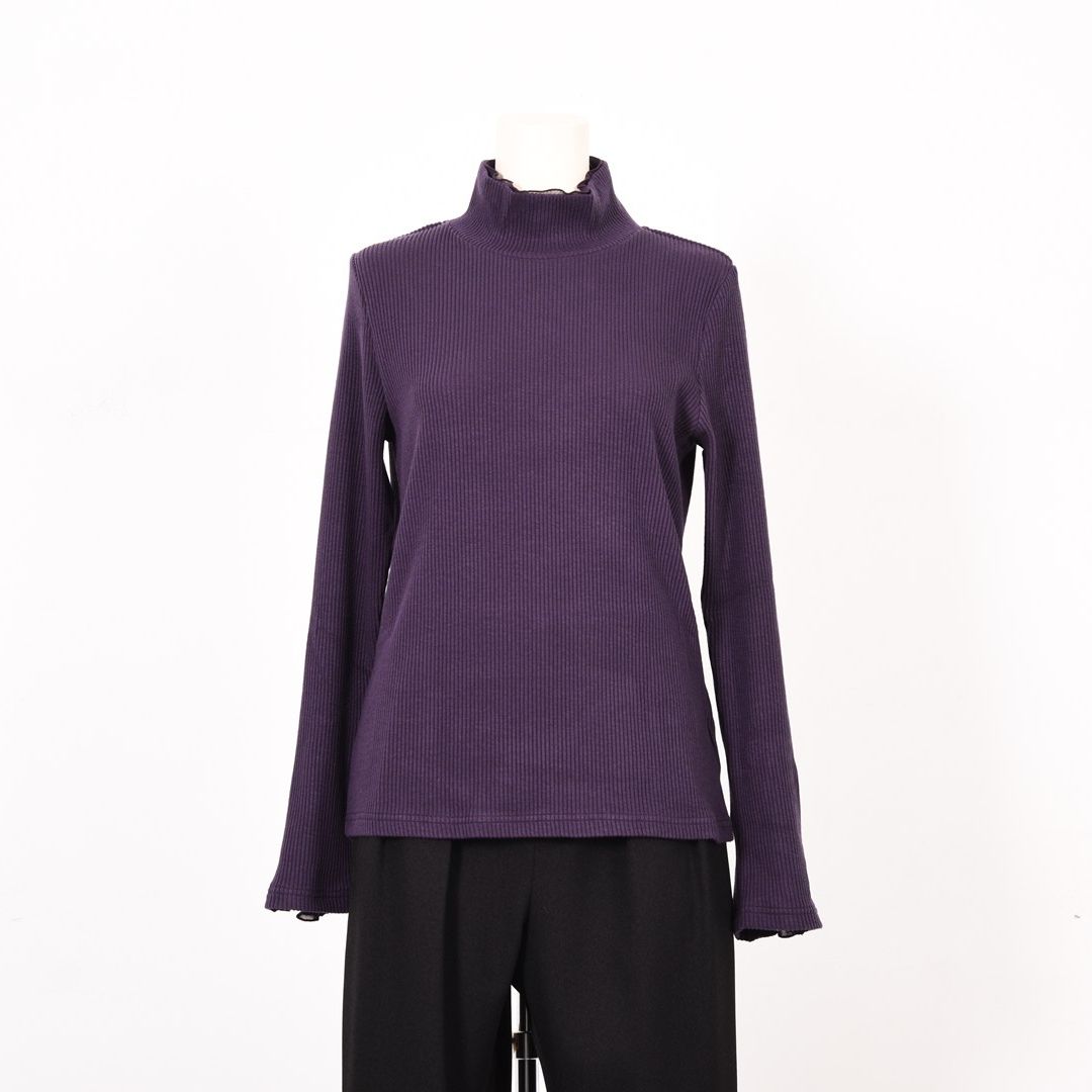 メッシュレイヤード　リブカットソー　B DONNA　6052118