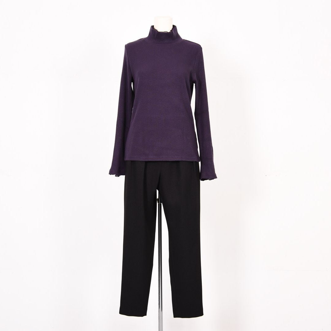 メッシュレイヤード　リブカットソー　B DONNA　6052118