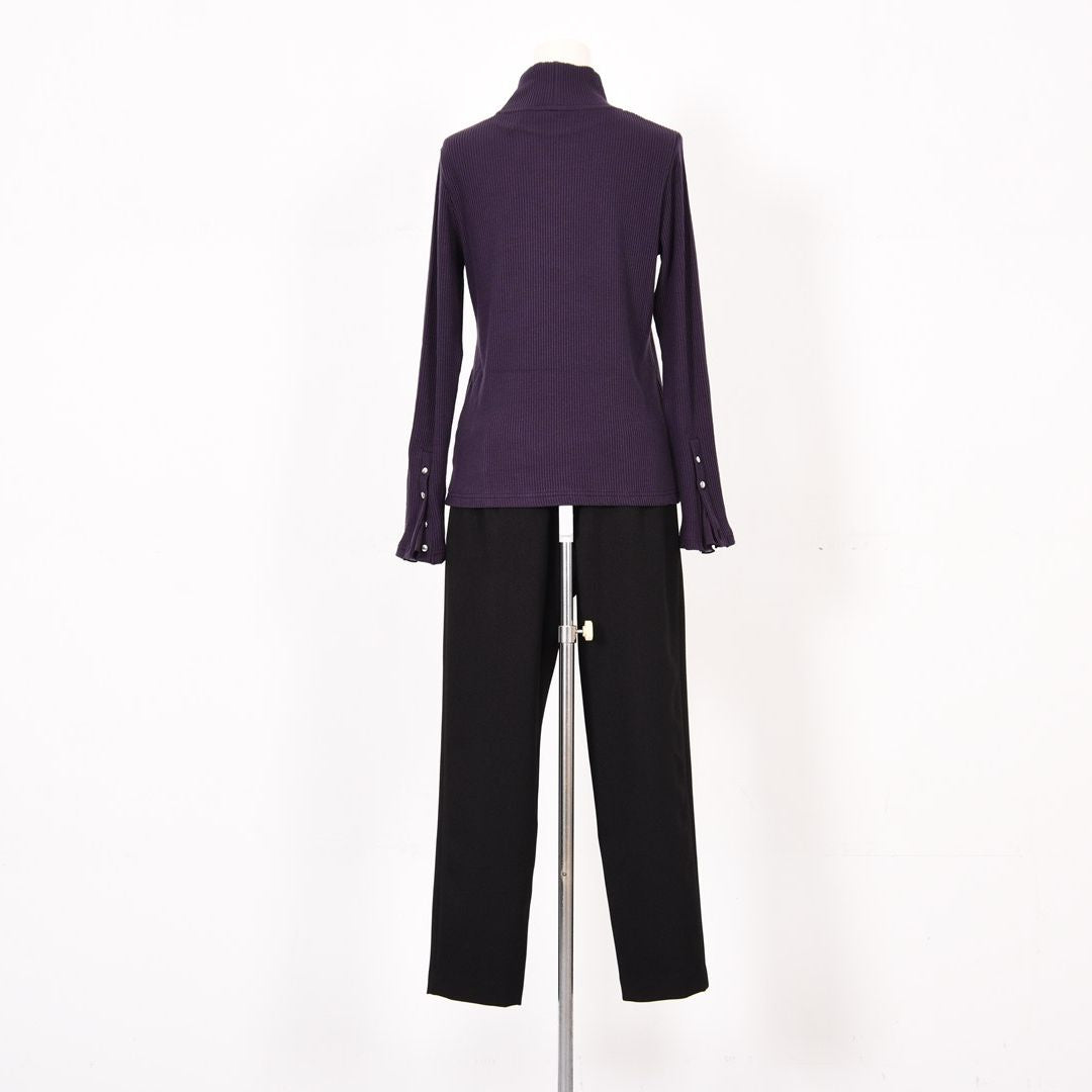 メッシュレイヤード　リブカットソー　B DONNA　6052118