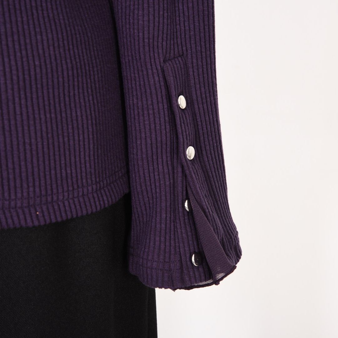 メッシュレイヤード　リブカットソー　B DONNA　6052118