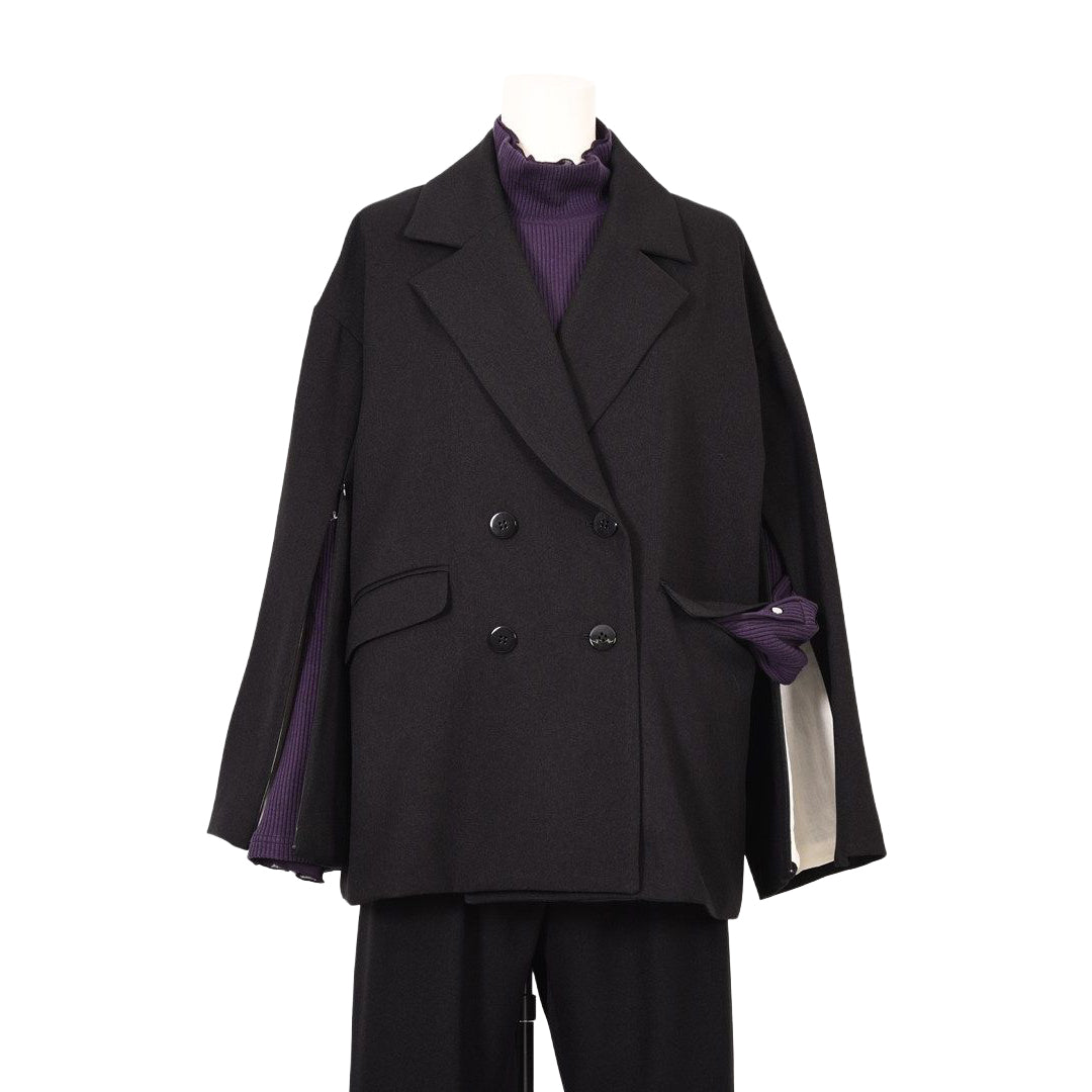 ダブルボタン　テーラードジャケット　B DONNA　6057108