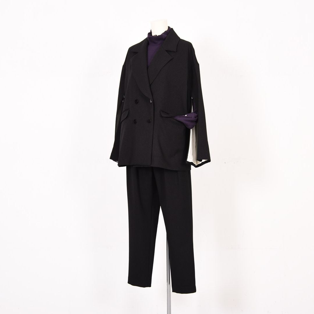 ダブルボタン　テーラードジャケット　B DONNA　6057108