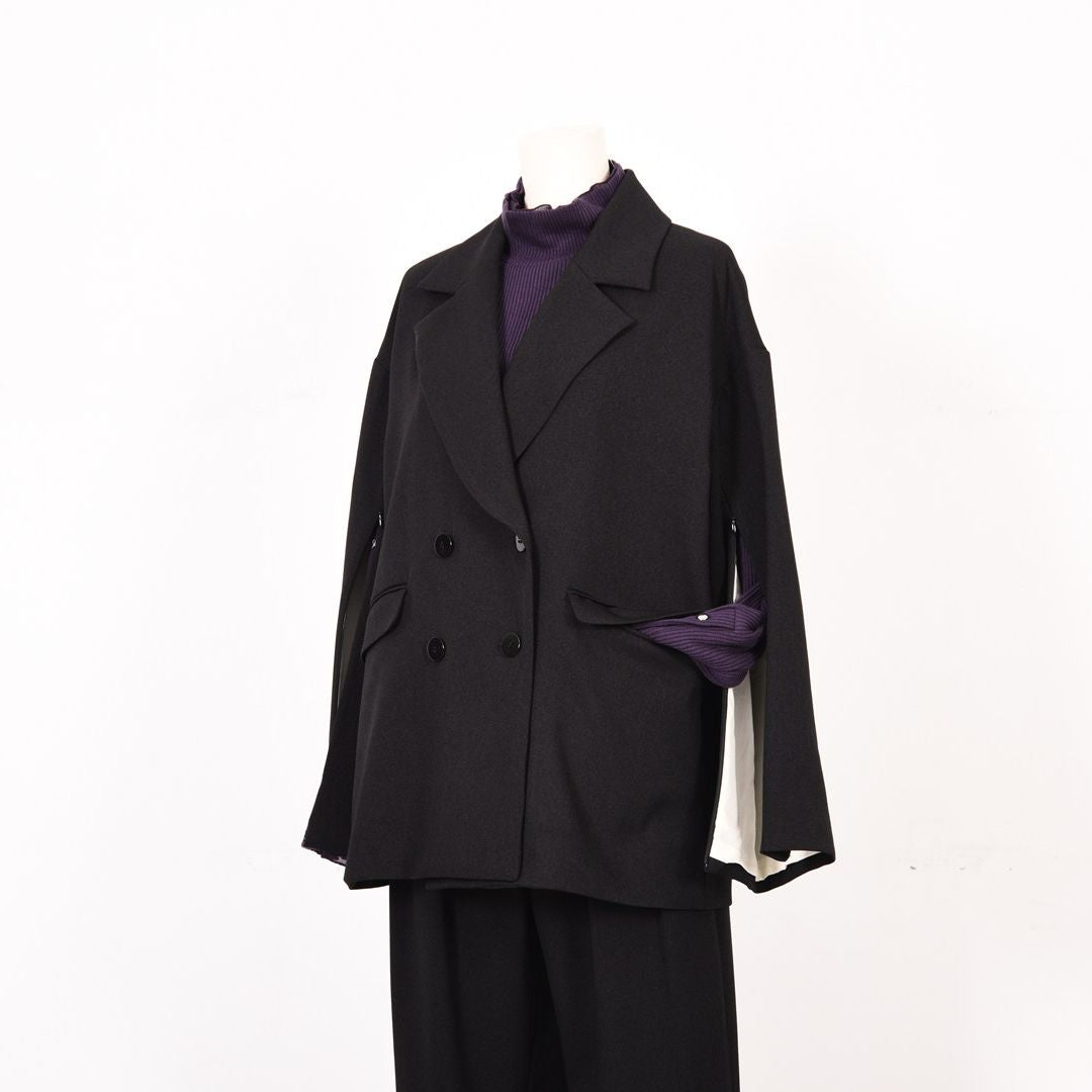 ダブルボタン　テーラードジャケット　B DONNA　6057108