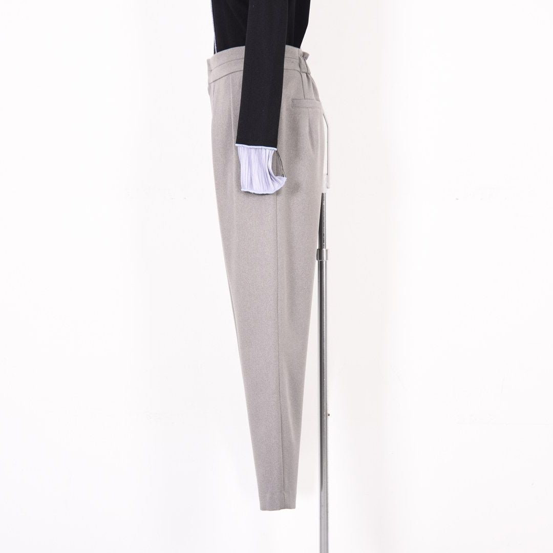 杢調サージ　テーパードパンツ　B DONNA　6056105