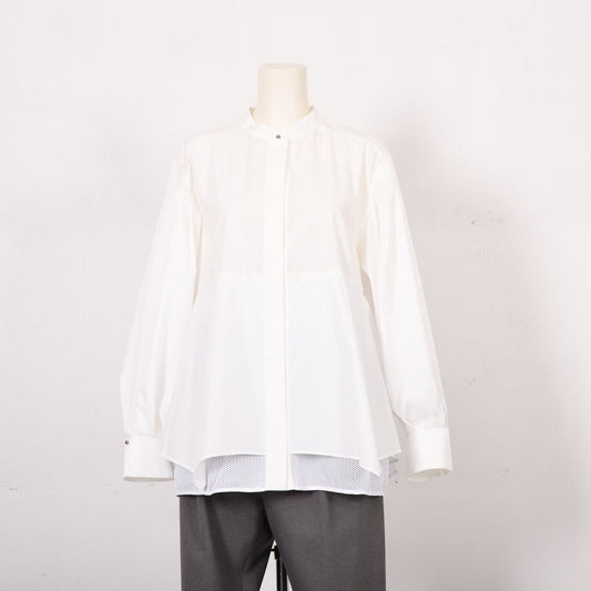 ペプラムフレア　ブラウス　B DONNA　6051104