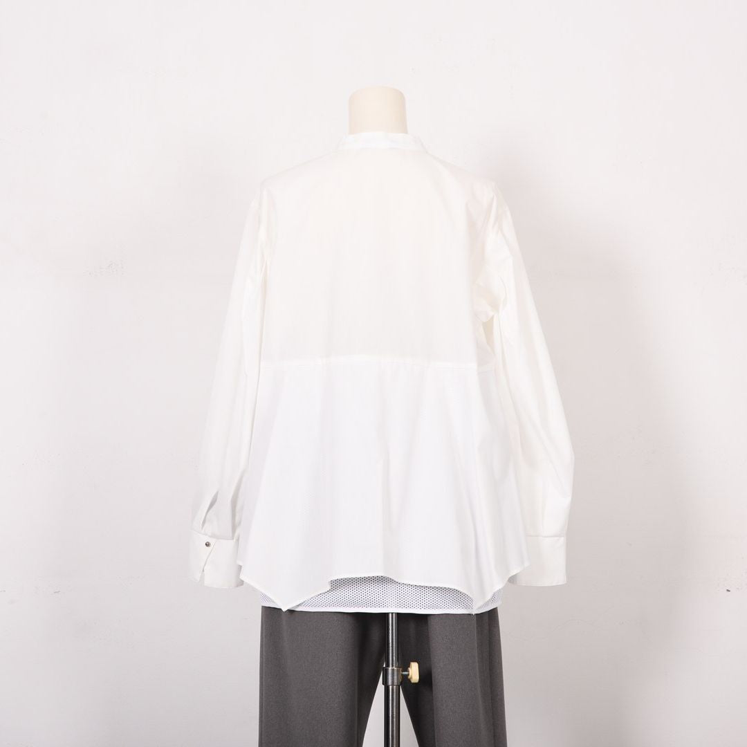 【MARK DOWN】ペプラムフレア　ブラウス　B DONNA　6051104