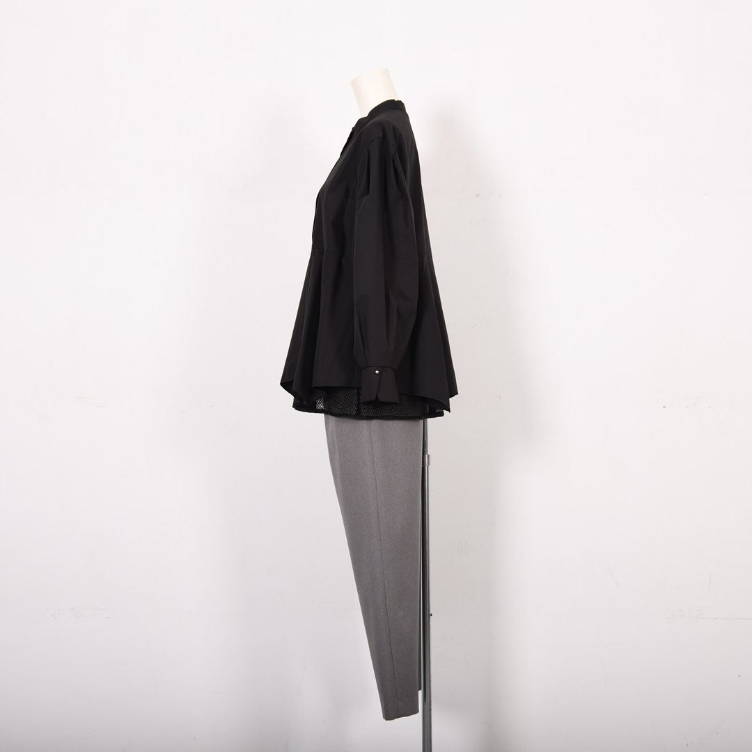 【MARK DOWN】ペプラムフレア　ブラウス　B DONNA　6051104