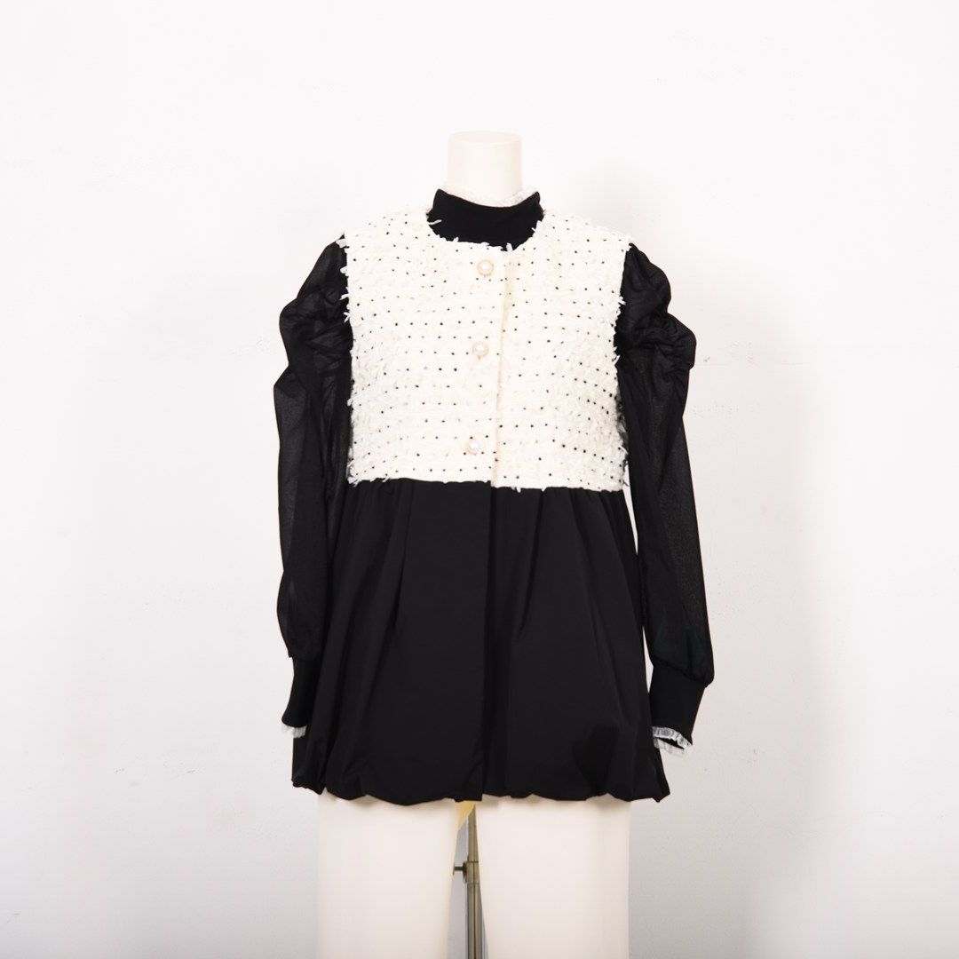 異素材ドッキング　ベスト　Dear Princess mieux　2057100