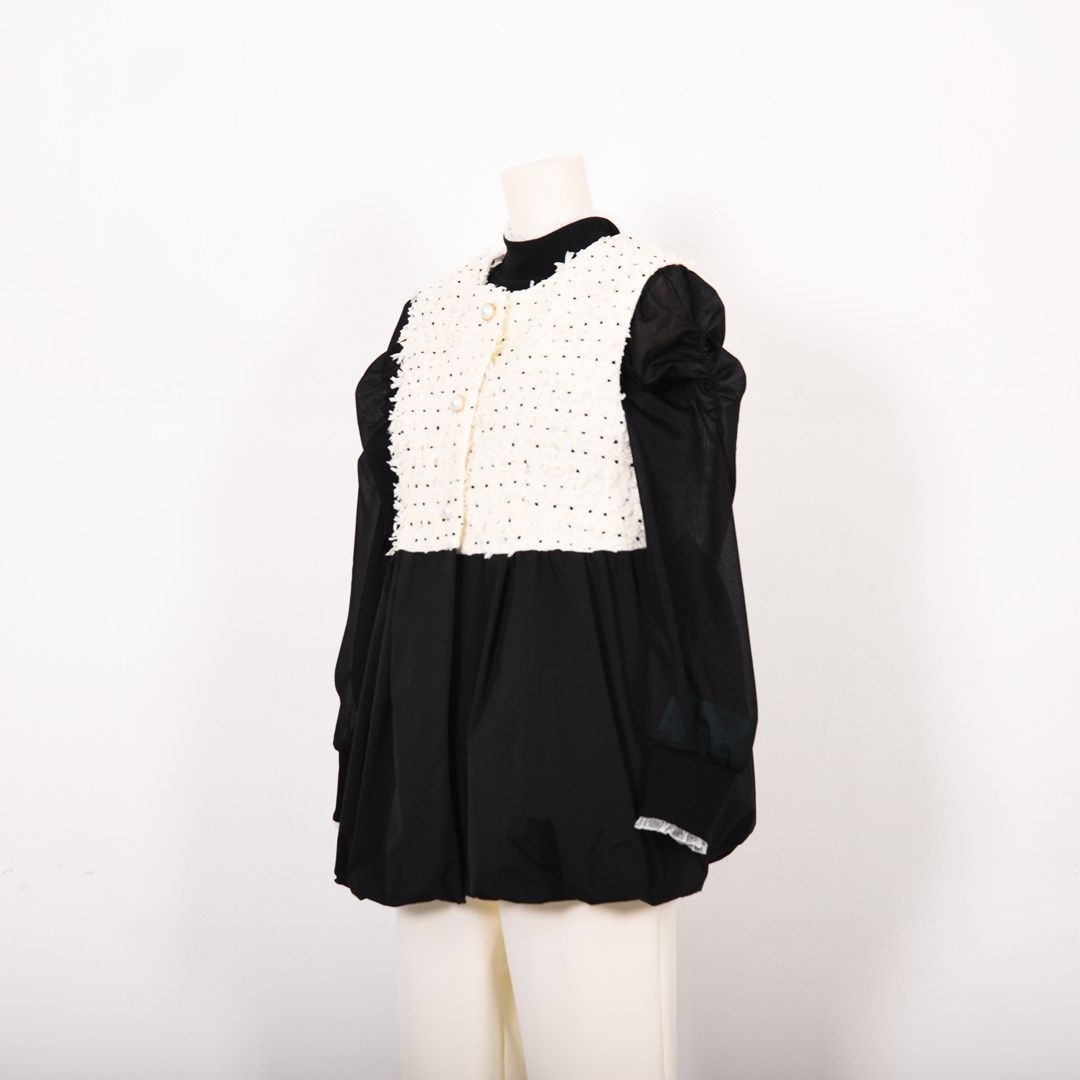 異素材ドッキング　ベスト　Dear Princess mieux　2057100