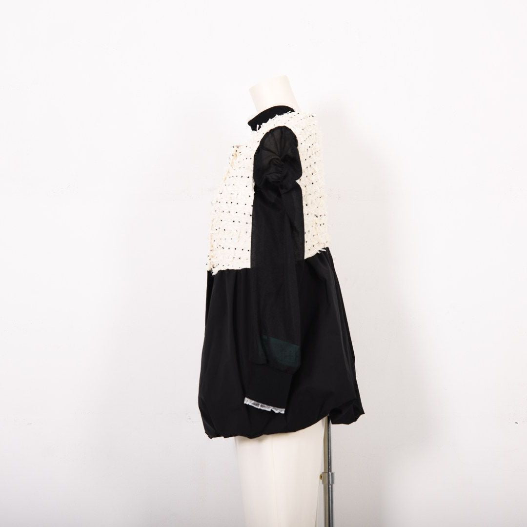 異素材ドッキング　ベスト　Dear Princess mieux　2057100