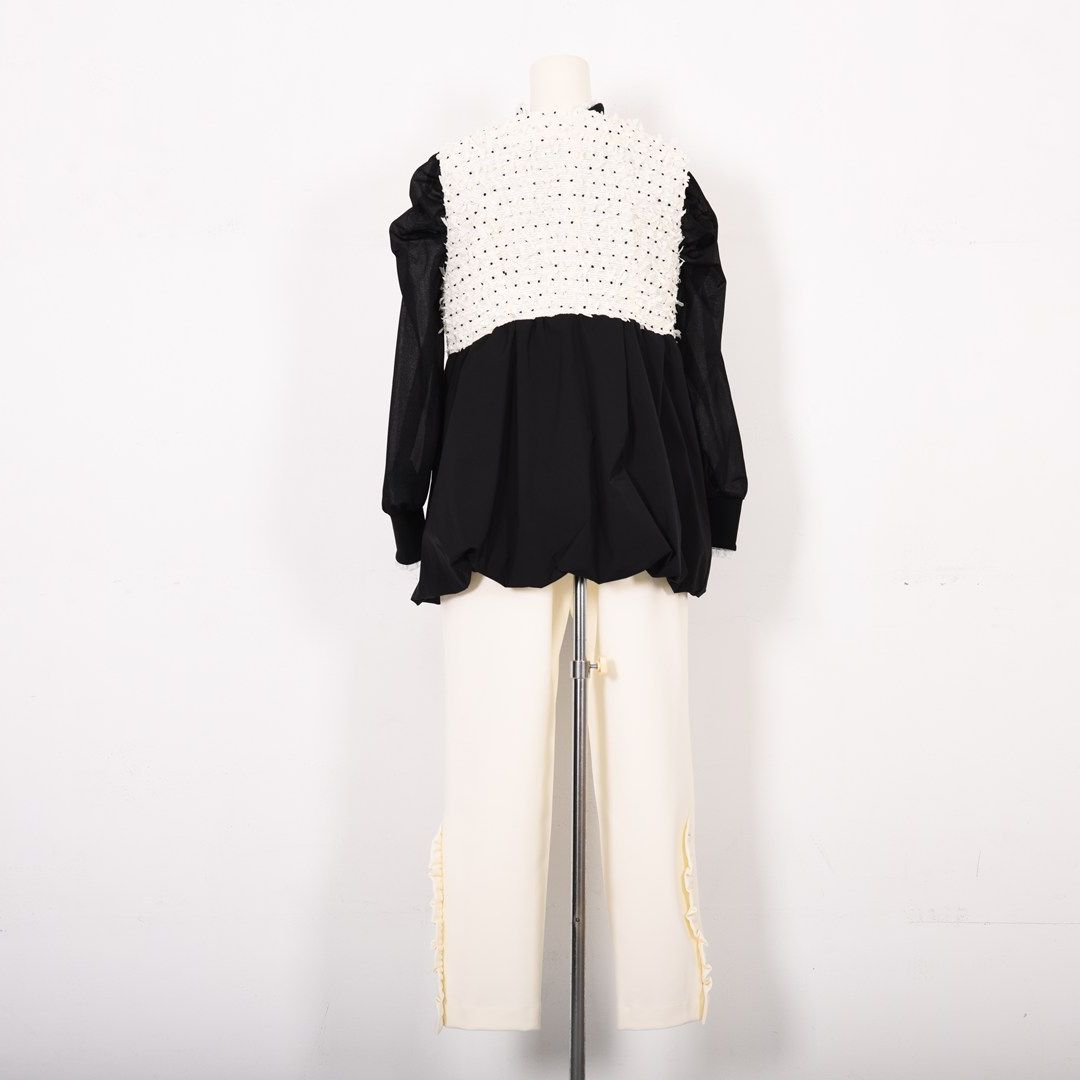 異素材ドッキング　ベスト　Dear Princess mieux　2057100