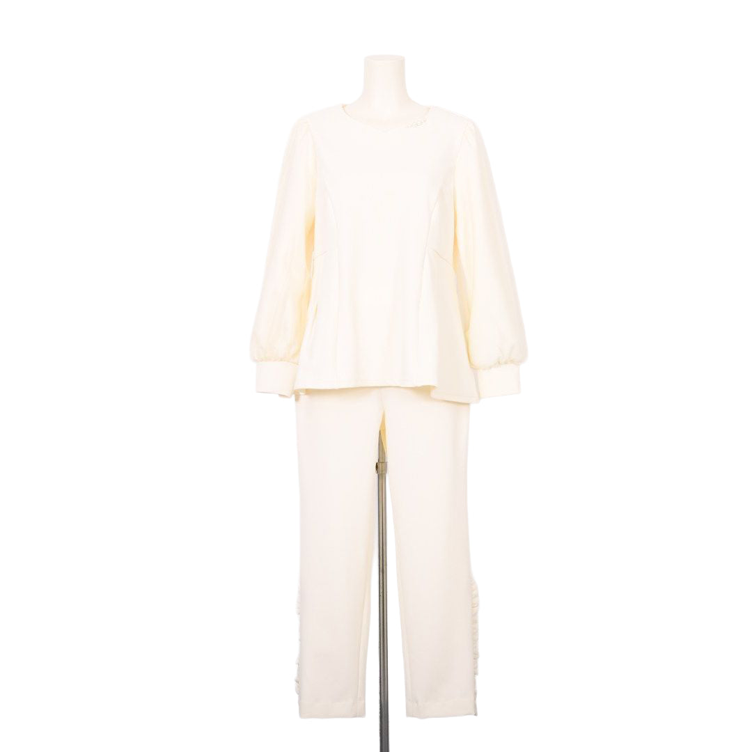 チュールレース袖　パールプルオーバー　Dear Princess　3052306