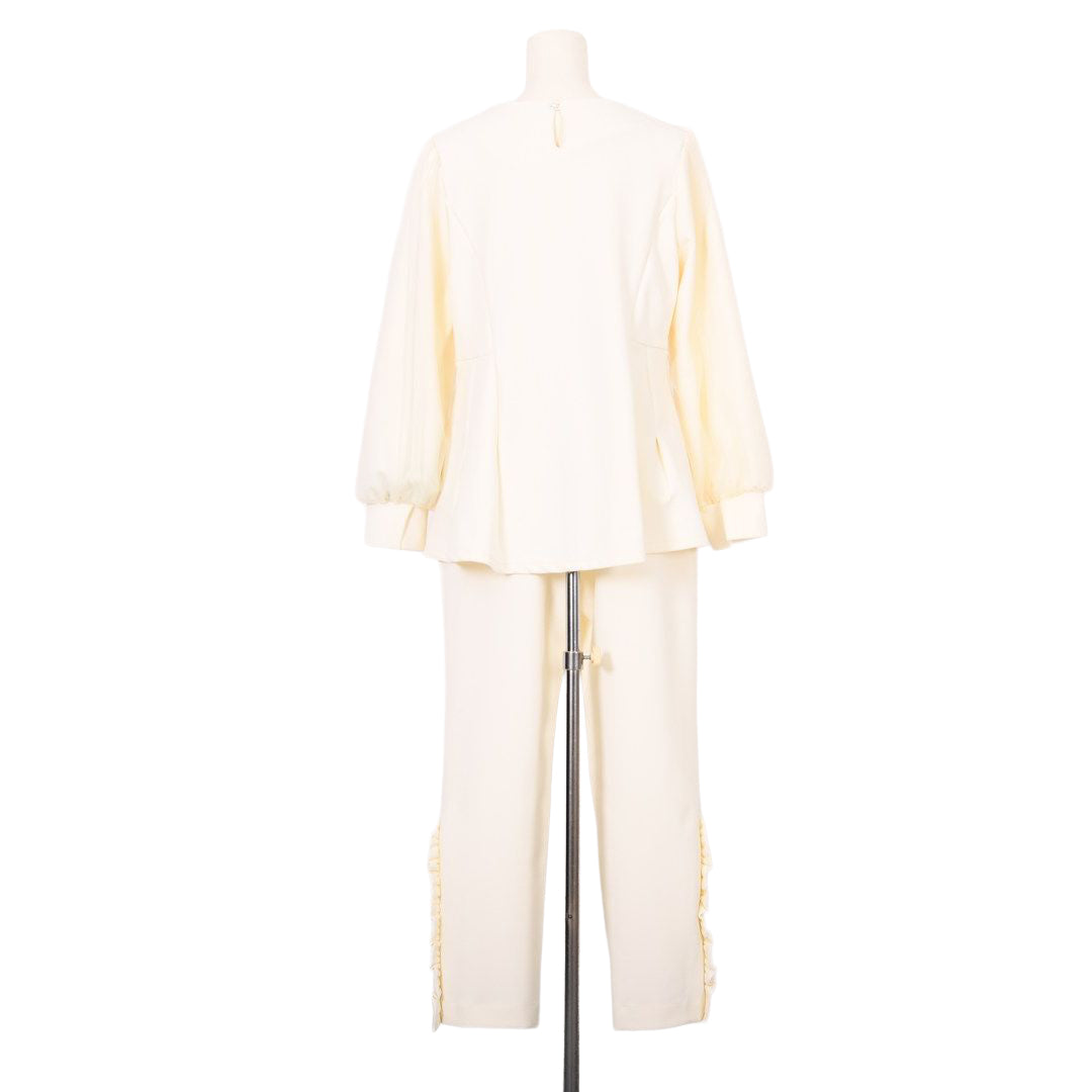 チュールレース袖　パールプルオーバー　Dear Princess　3052306