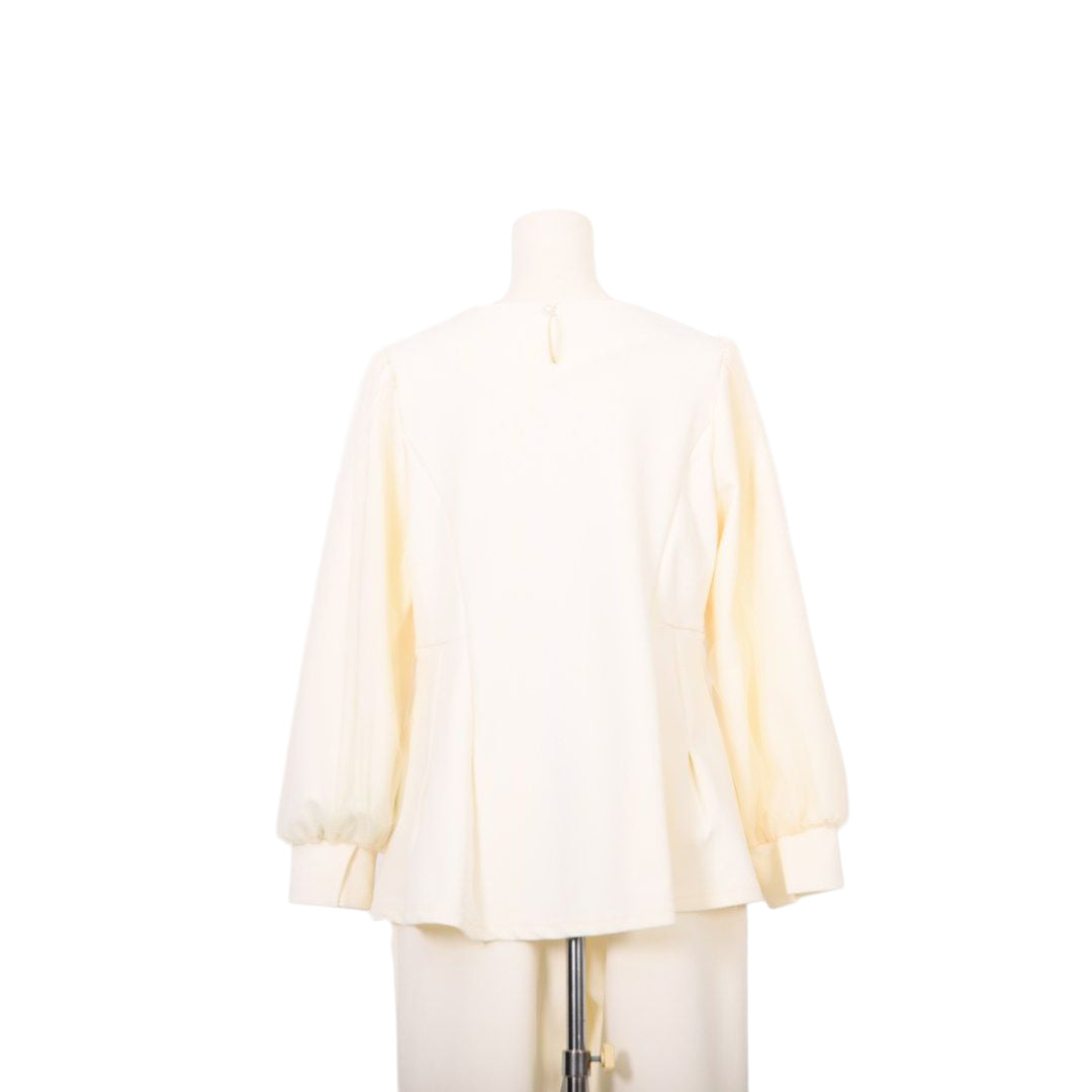 チュールレース袖　パールプルオーバー　Dear Princess　3052306