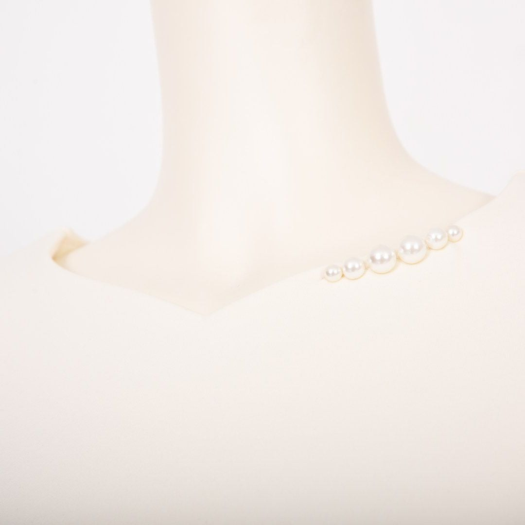 チュールレース袖　パールプルオーバー　Dear Princess　3052306