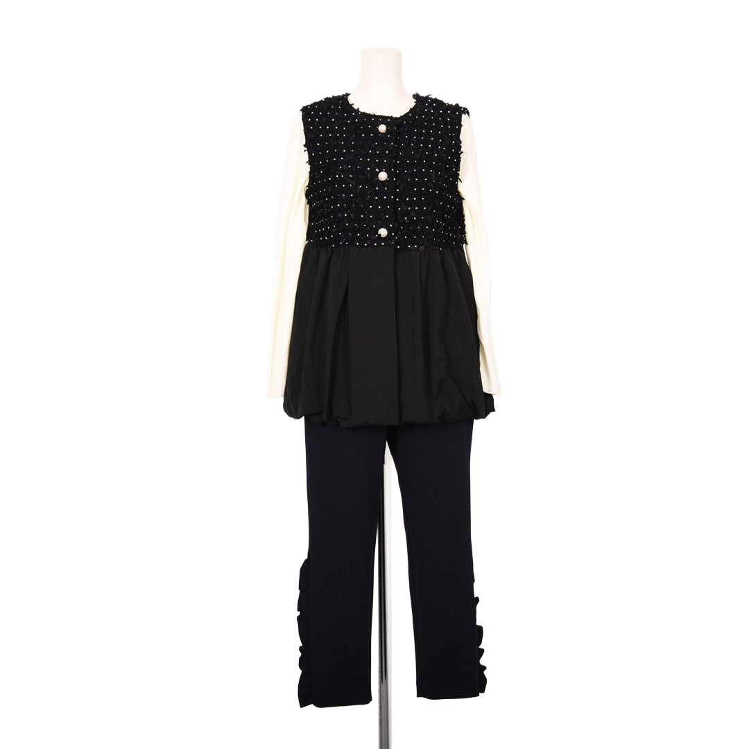 異素材ドッキング　ベスト　Dear Princess mieux　2057100