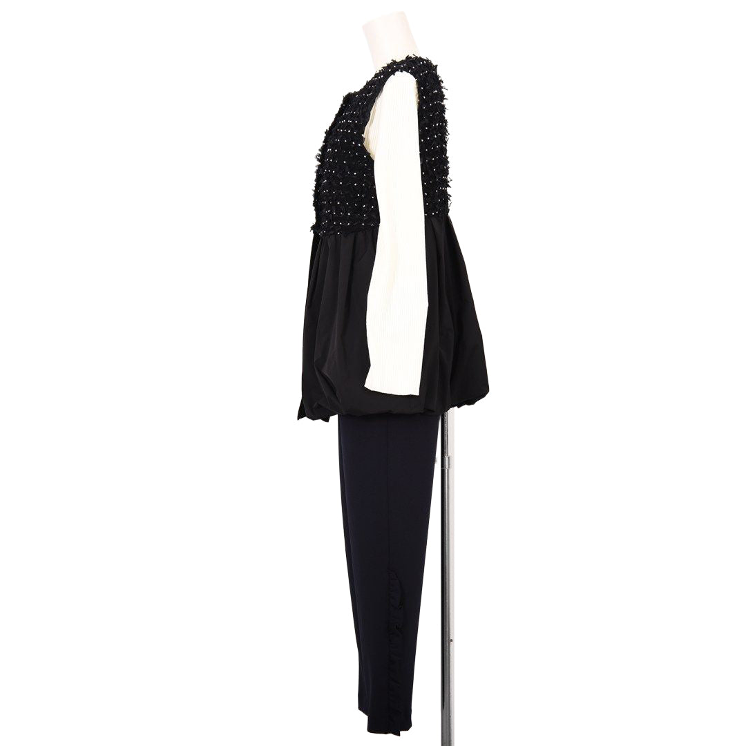 異素材ドッキング　ベスト　Dear Princess mieux　2057100