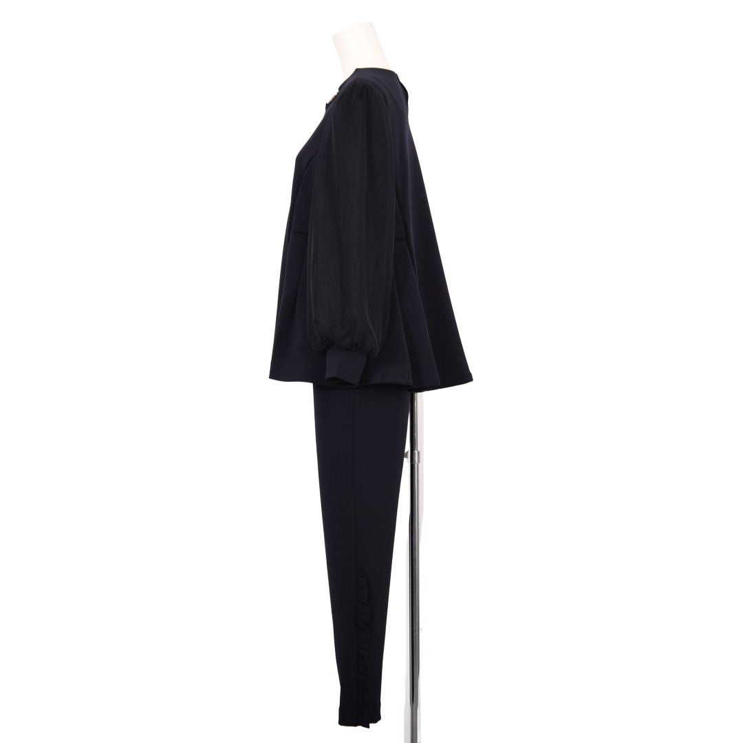 チュールレース袖　パールプルオーバー　Dear Princess　3052306