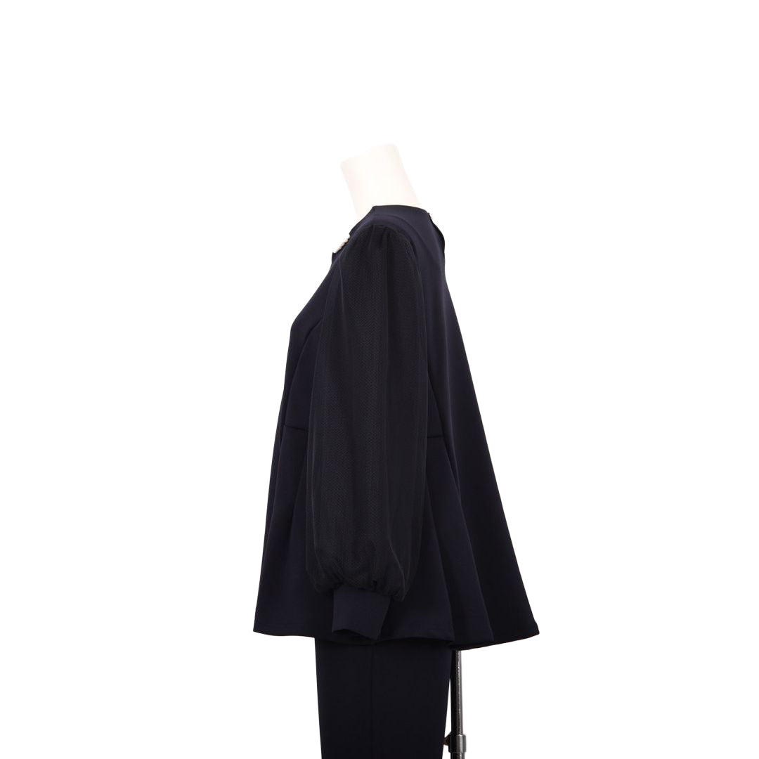 チュールレース袖　パールプルオーバー　Dear Princess　3052306