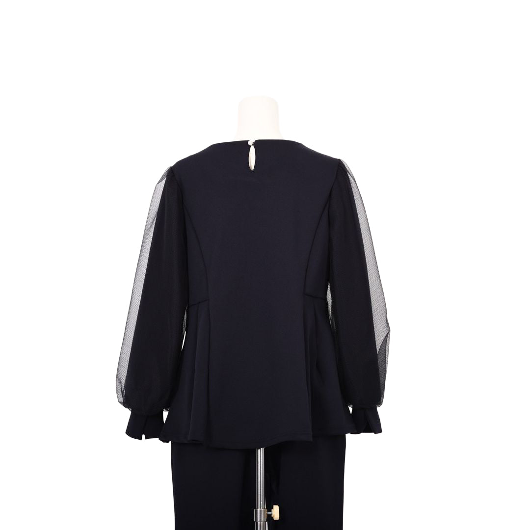 チュールレース袖　パールプルオーバー　Dear Princess　3052306