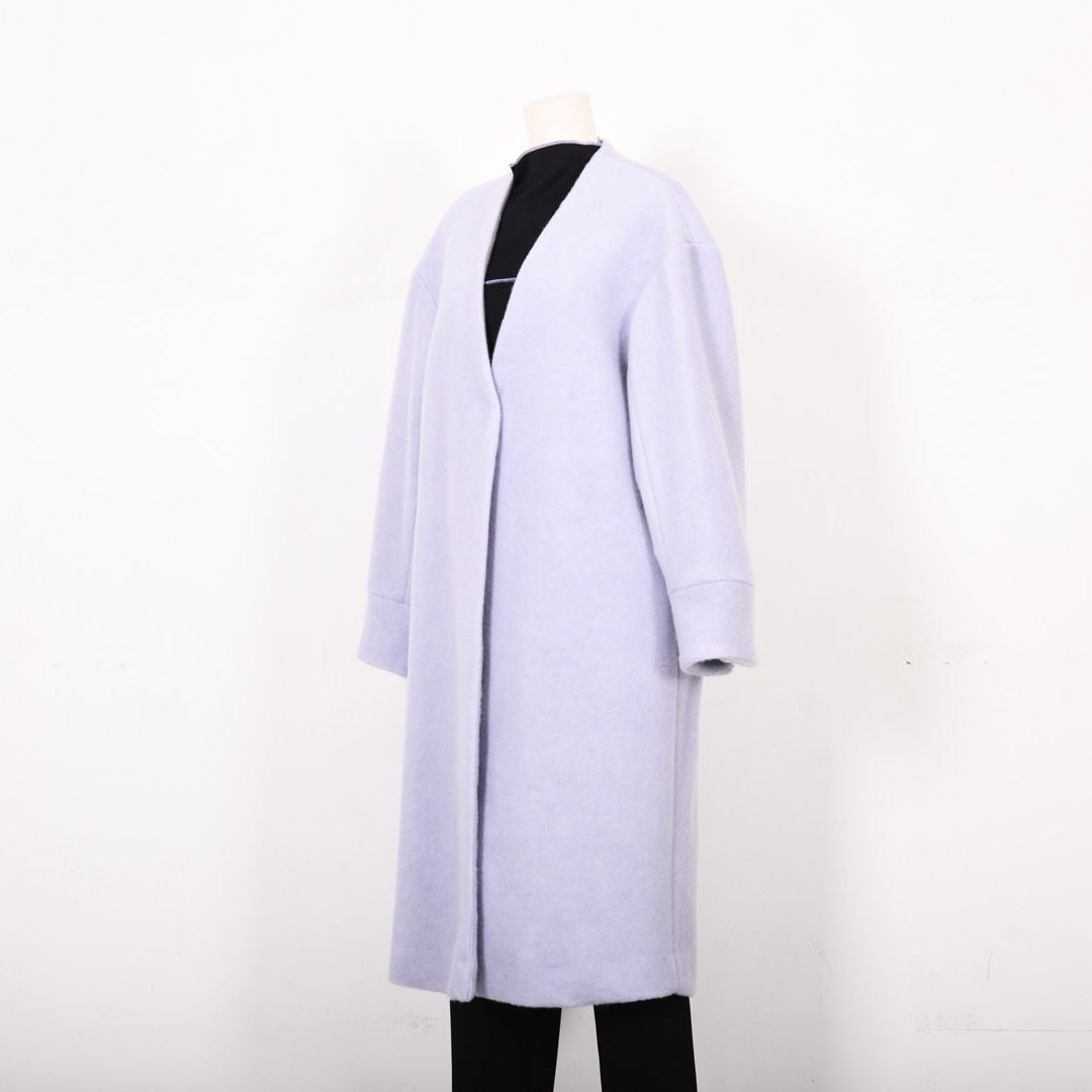 Vネック　ノーカラーコート　B DONNA　6058105