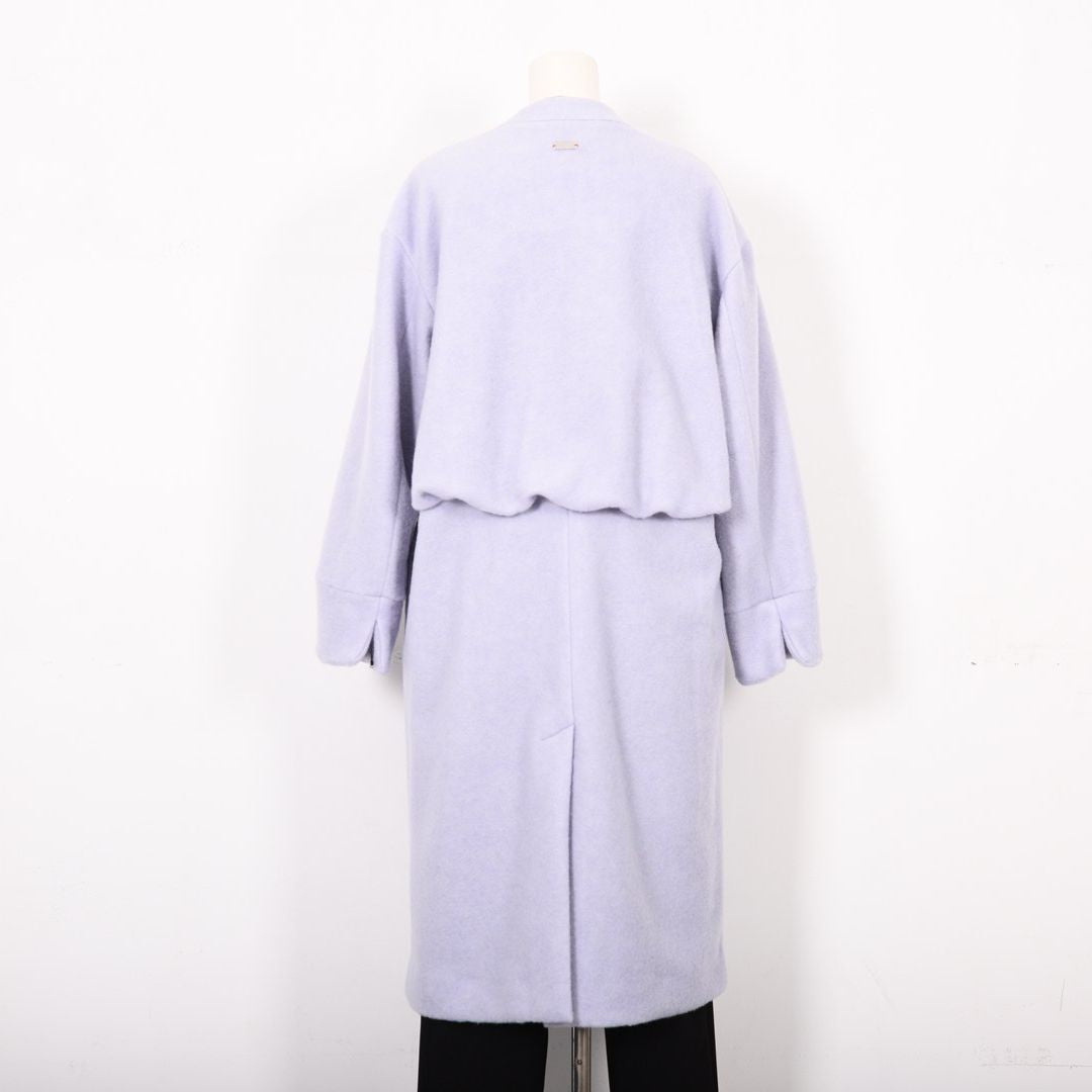 Vネック　ノーカラーコート　B DONNA　6058105