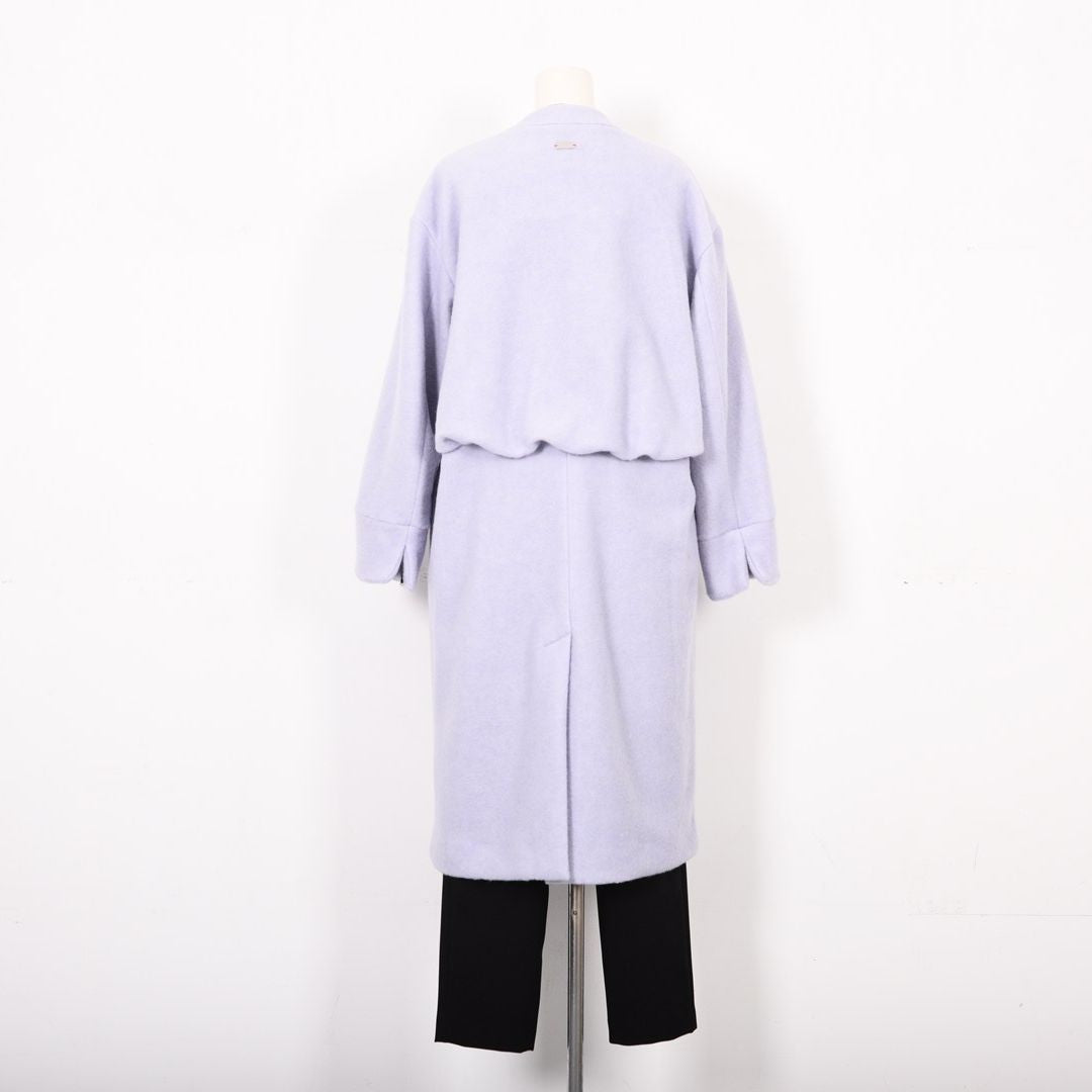 Vネック　ノーカラーコート　B DONNA　6058105