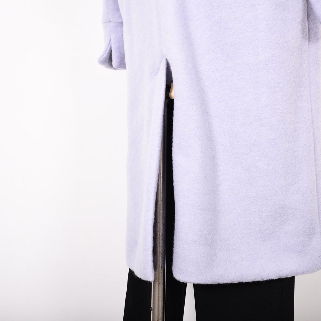 Vネック　ノーカラーコート　B DONNA　6058105