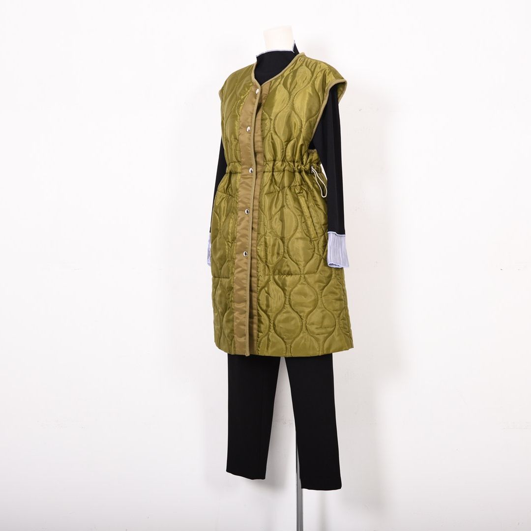 オニオンキルト　ロングベスト　B DONNA　6057111