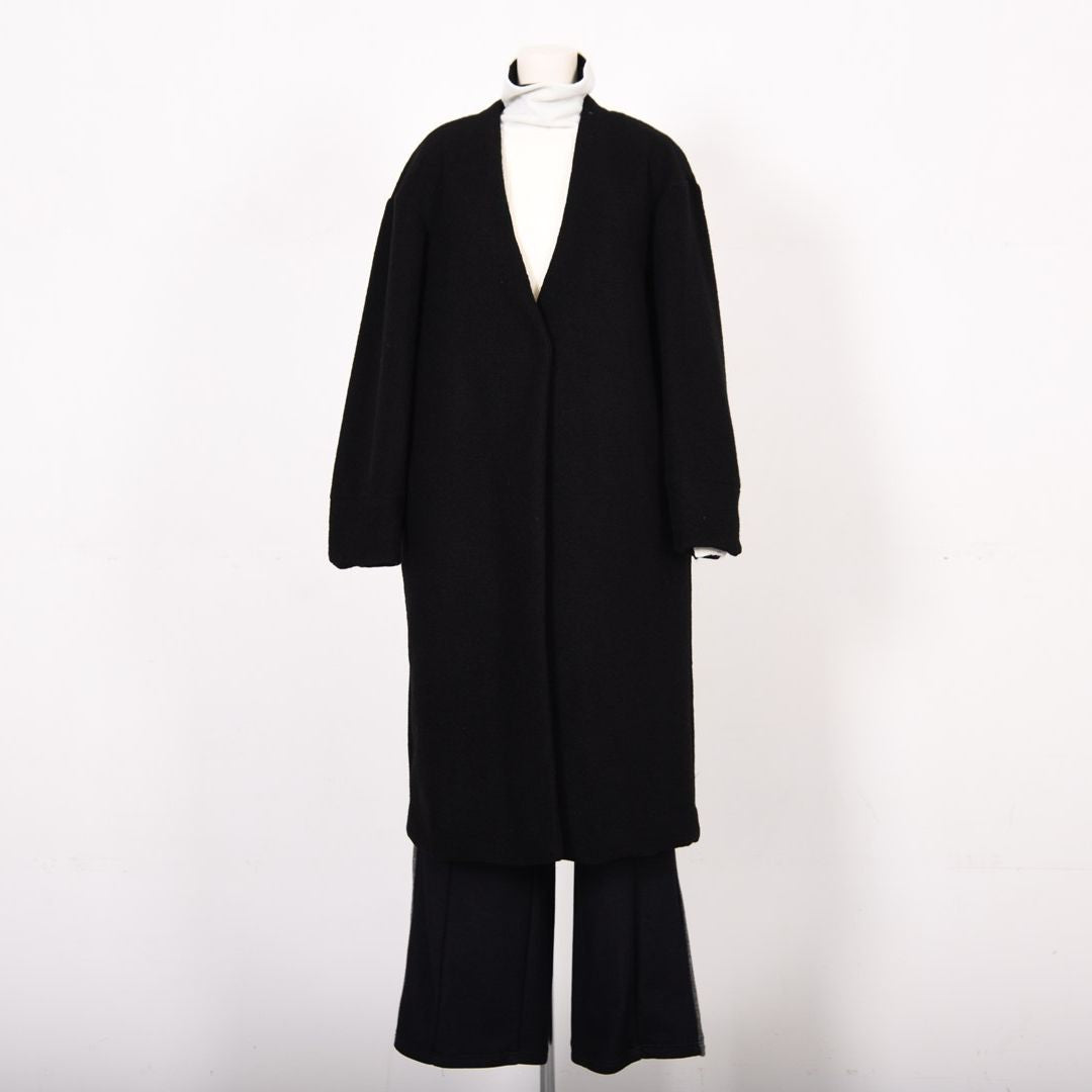 Vネック　ノーカラーコート　B DONNA　6058105