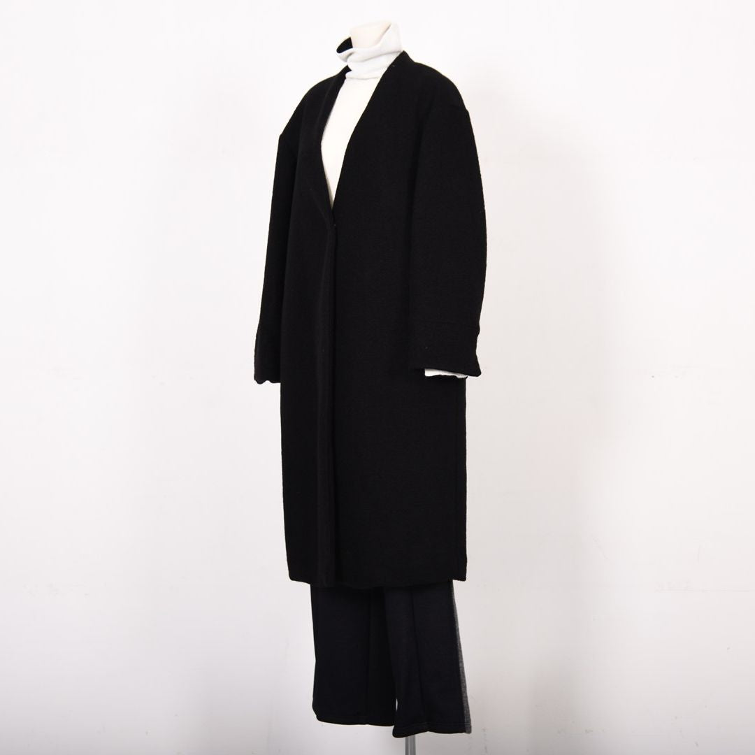 Vネック　ノーカラーコート　B DONNA　6058105