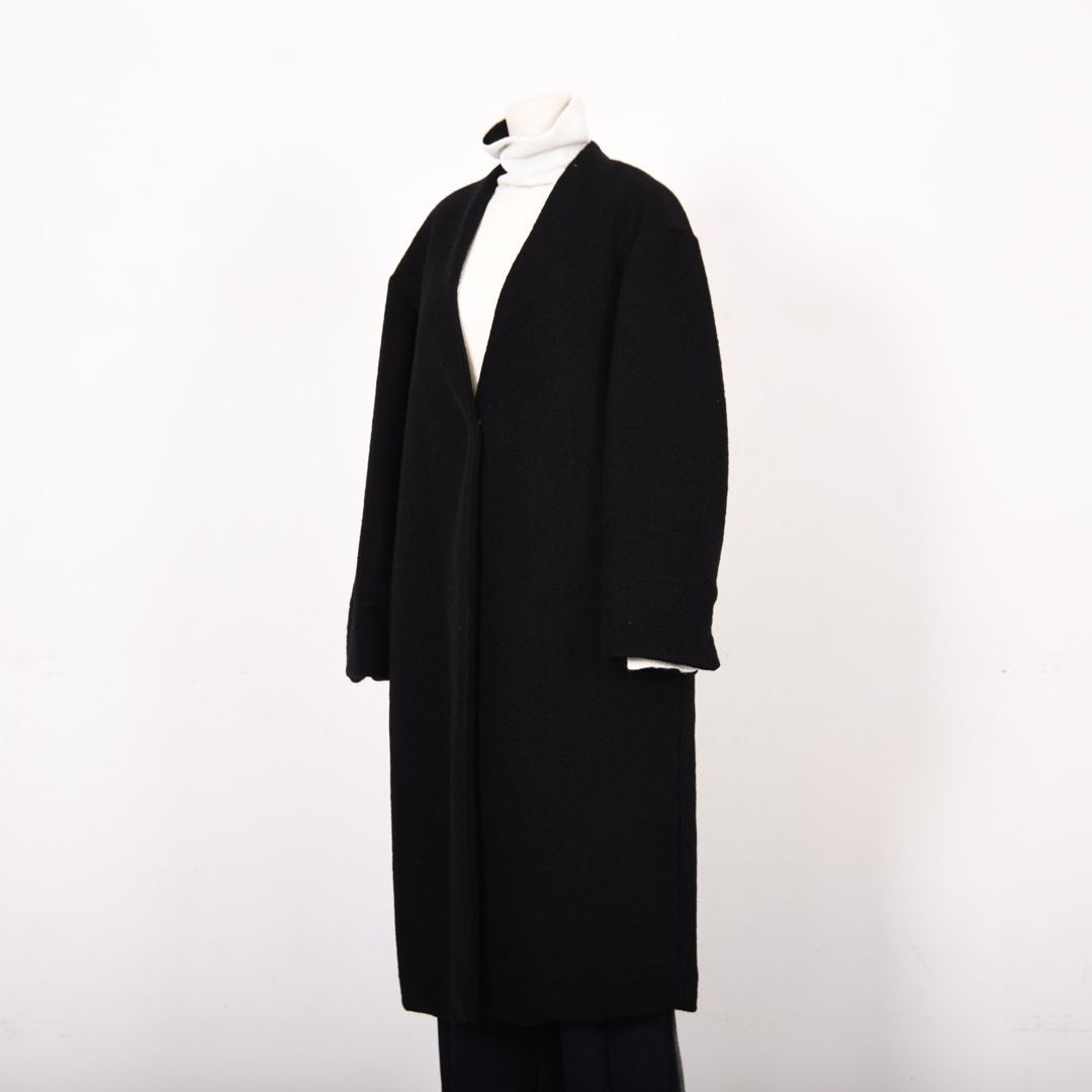 Vネック　ノーカラーコート　B DONNA　6058105