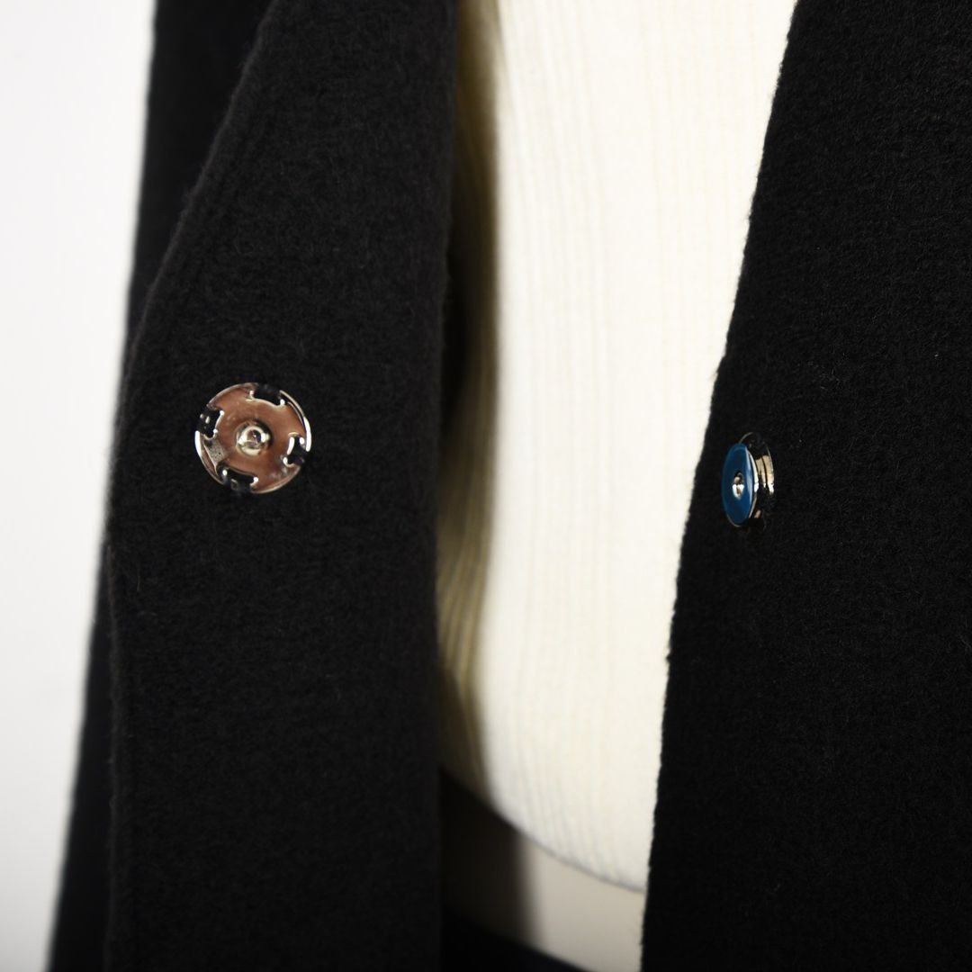 Vネック　ノーカラーコート　B DONNA　6058105