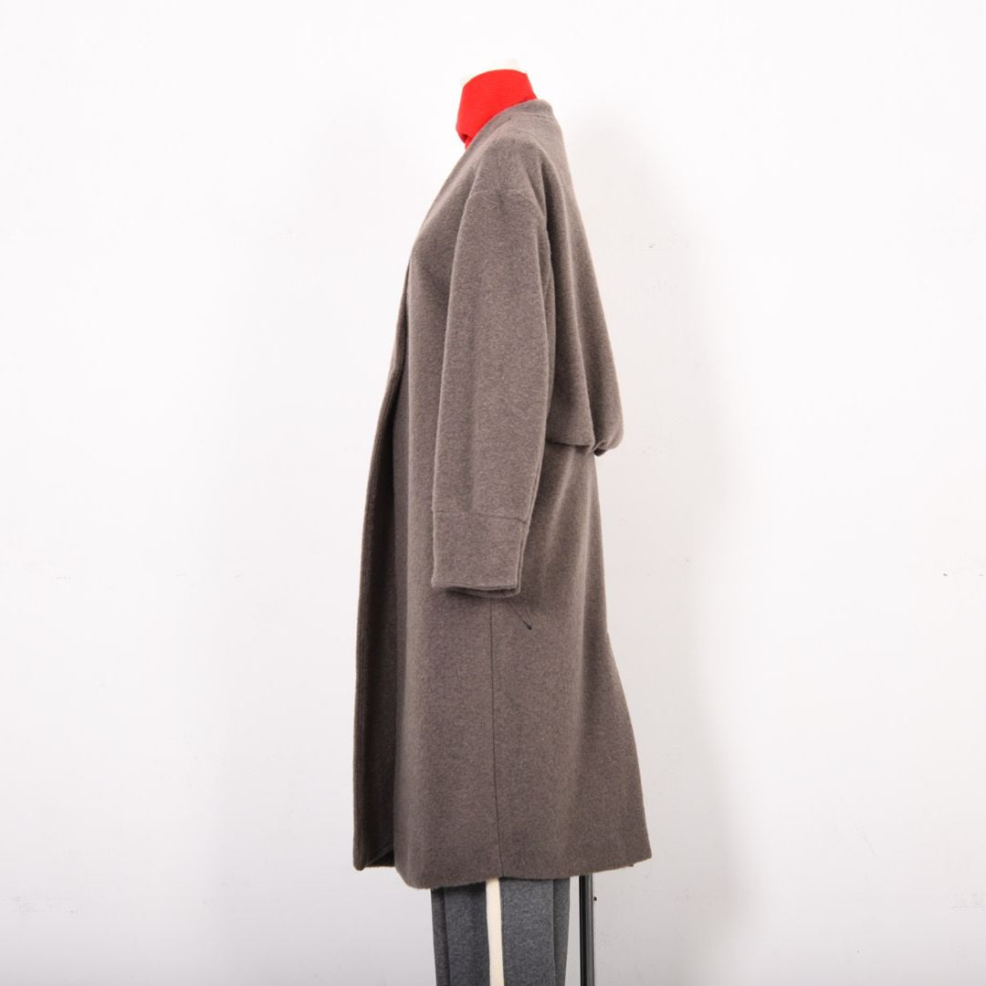 Vネック　ノーカラーコート　B DONNA　6058105