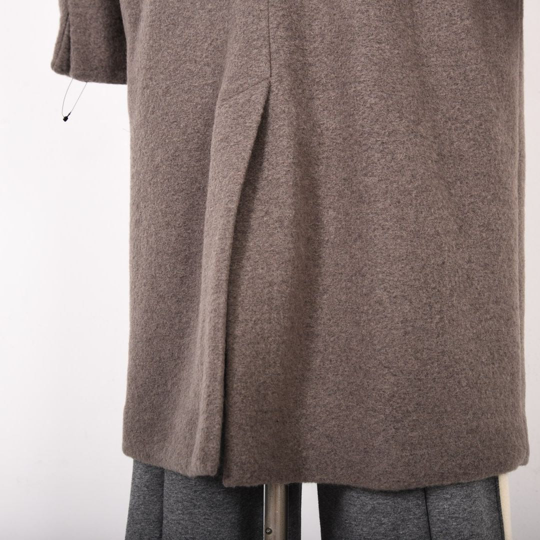 Vネック　ノーカラーコート　B DONNA　6058105