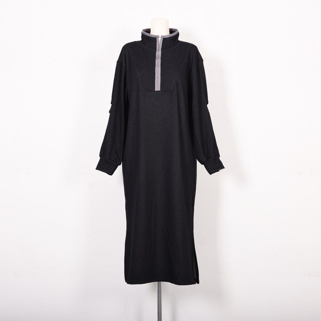 ボンバーヒート　ハーフジップワンピース　B DONNA　6059107