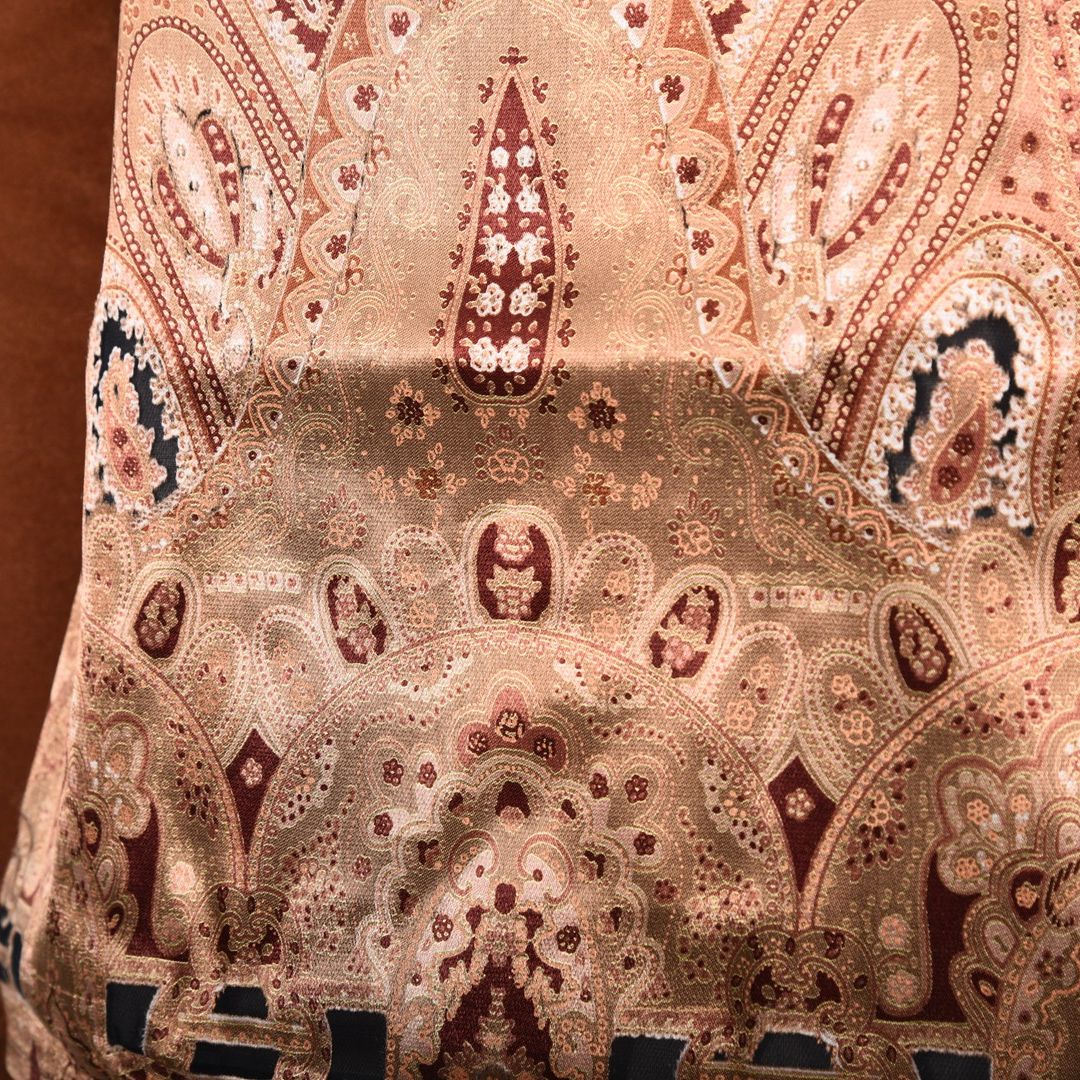 【シルク100%】"G.BINDA"パネルプリント　カットソー　MIMO MODA　2552070