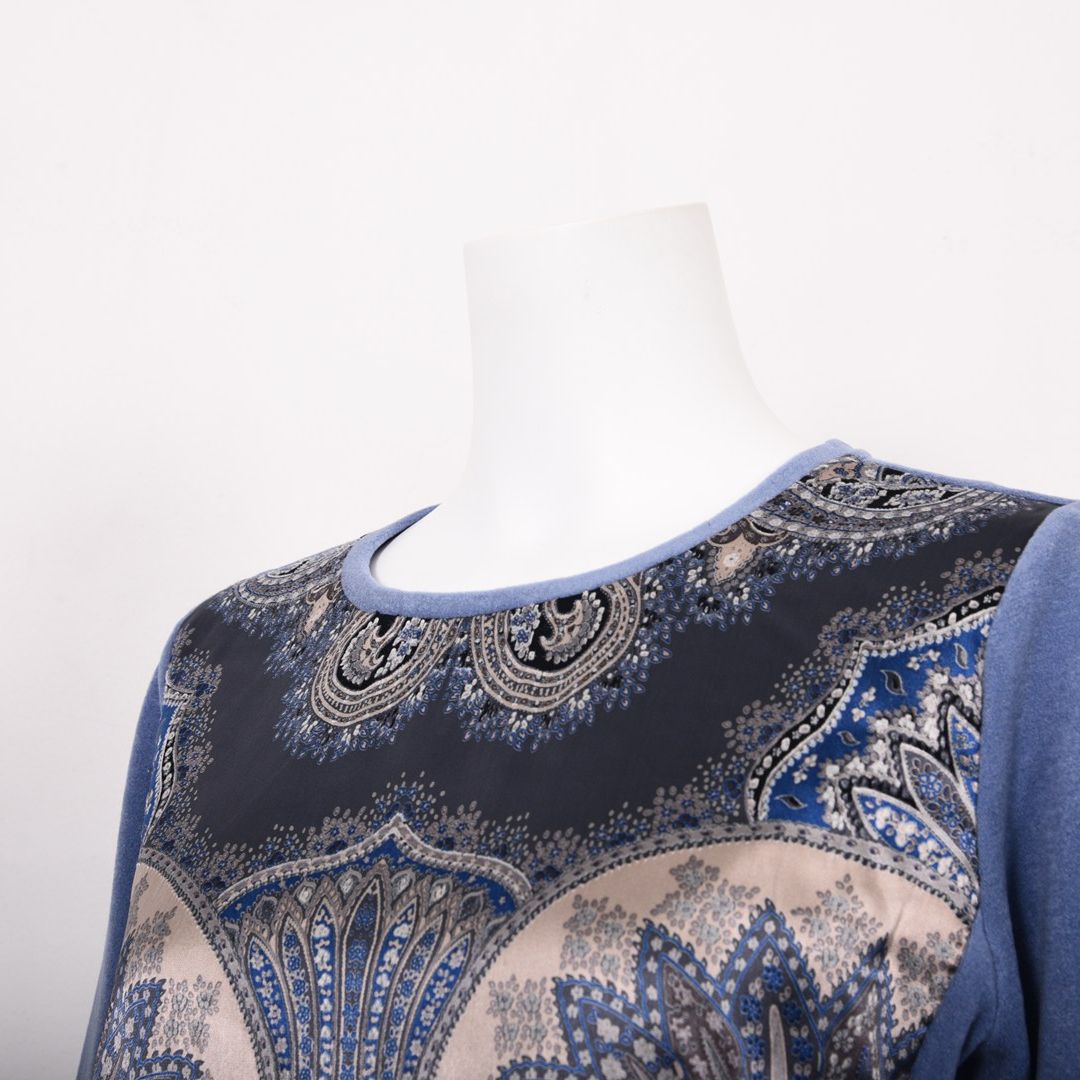 【シルク100%】"G.BINDA"パネルプリント　カットソー　MIMO MODA　2552070