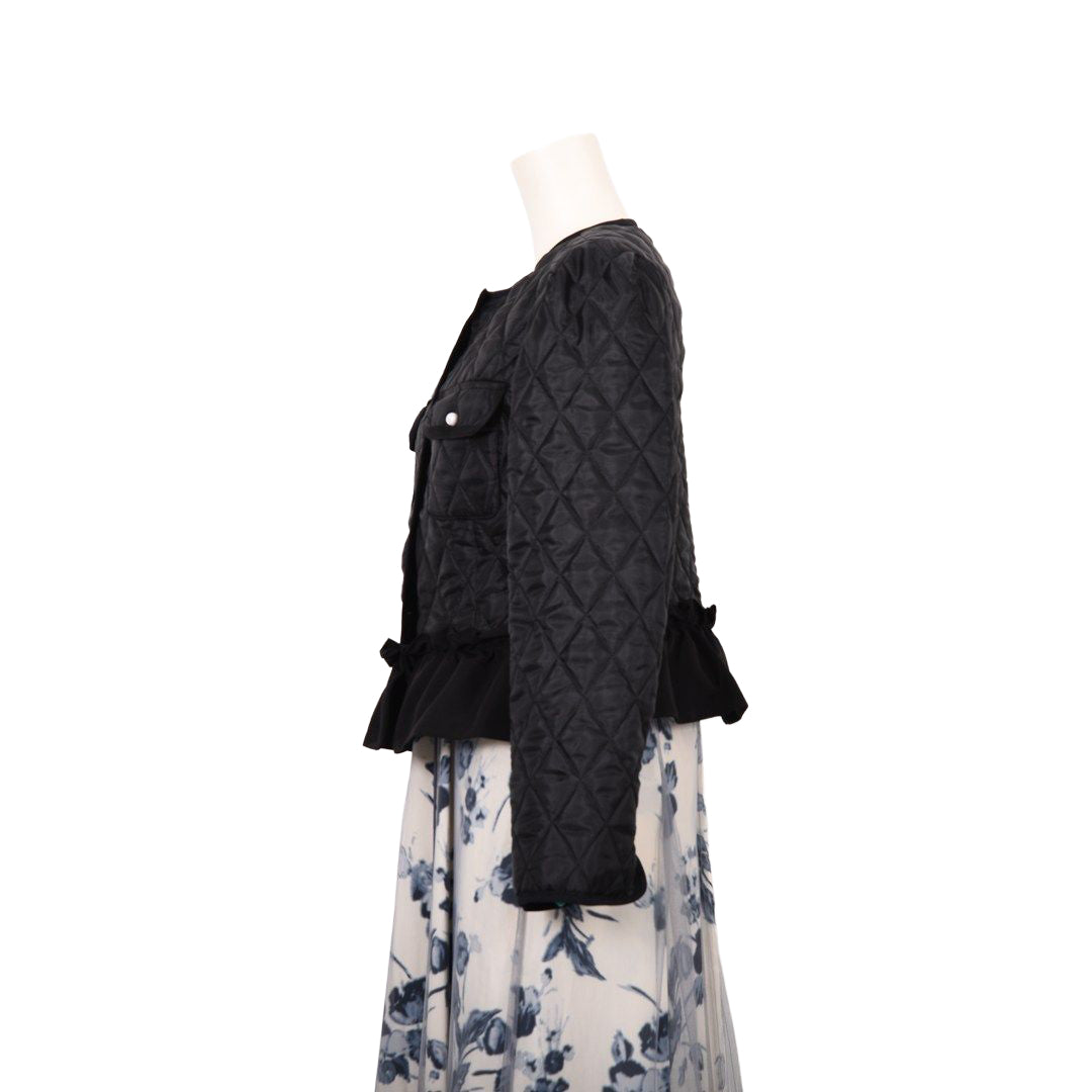 ダイヤ柄キルト　裾フリルジャケット　Dear Princess　3057307