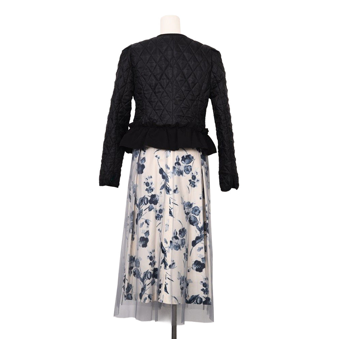 ダイヤ柄キルト　裾フリルジャケット　Dear Princess　3057307