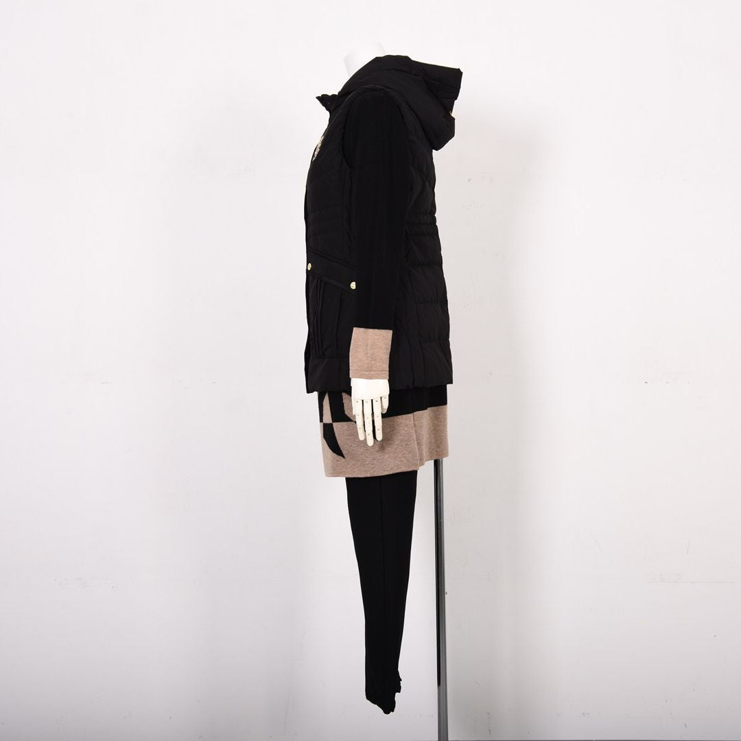 【Lサイズ】フード付きダウンベスト　VALENZA　5557709