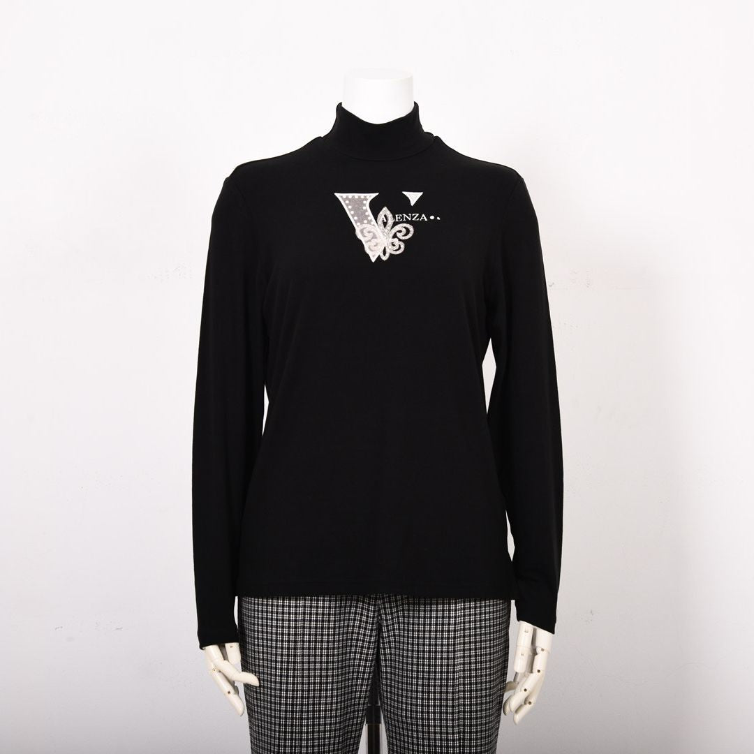 【吸湿発熱】サクラウォーム起毛ベア天　ハイネックカットソー　VALENZA　5152705