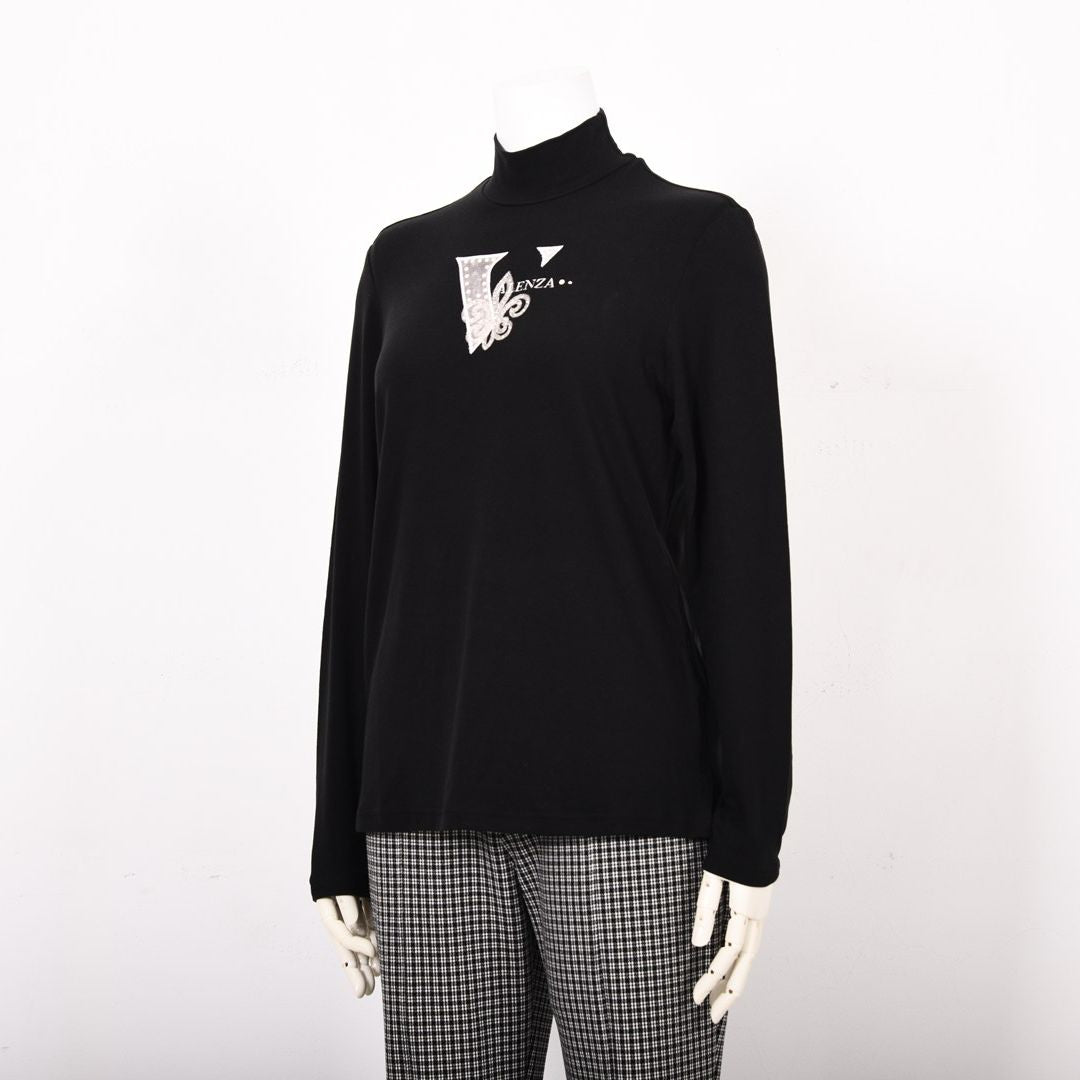 【吸湿発熱】サクラウォーム起毛ベア天　ハイネックカットソー　VALENZA　5152705