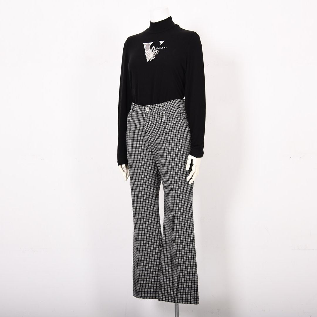 ドビーストレッチ 　チェックパンツ　VALENZA　5156705