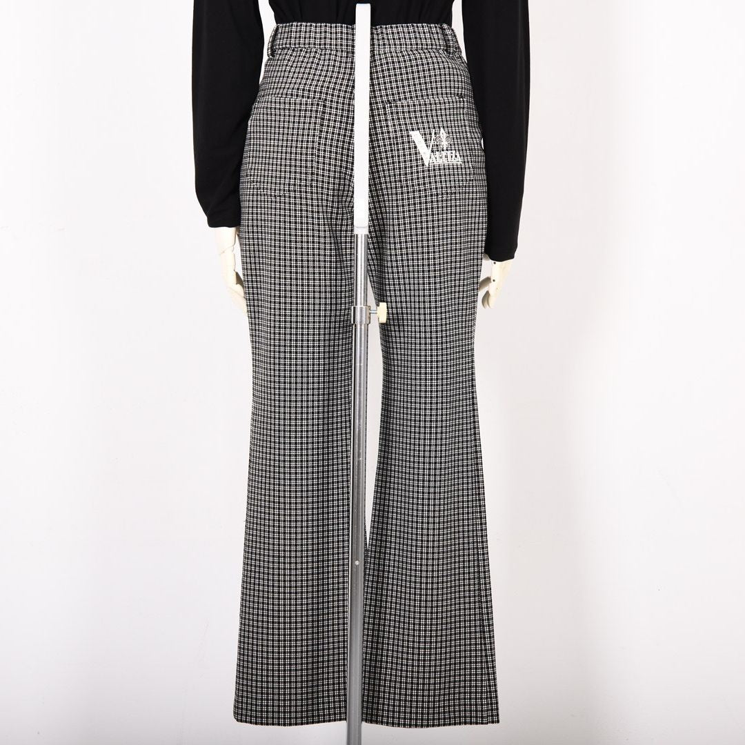 【Lサイズ】ドビーストレッチ 　チェックパンツ　VALENZA　5556705