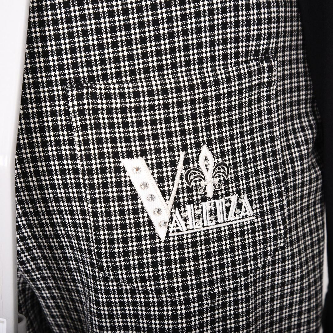 【Lサイズ】ドビーストレッチ 　チェックパンツ　VALENZA　5556705