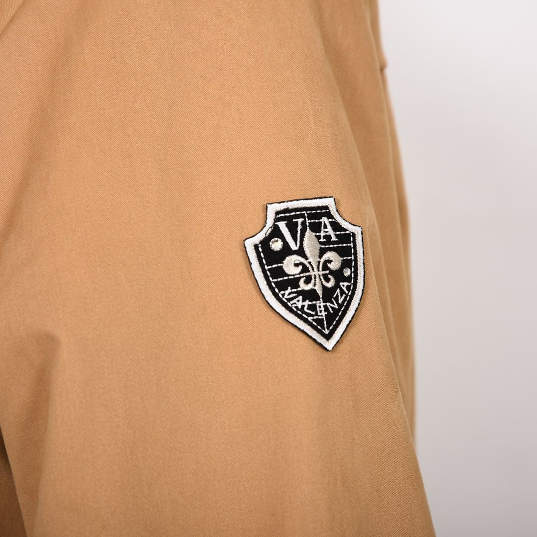 ストレッチギャバ　ノーカラー中綿ジャケット　VALENZA　5157703