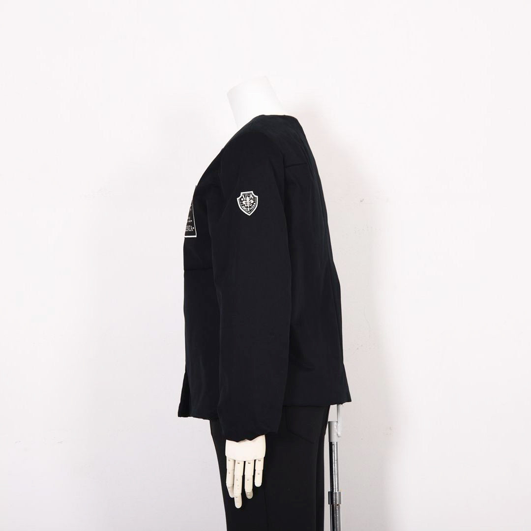 ストレッチギャバ　ノーカラー中綿ジャケット　VALENZA　5157703