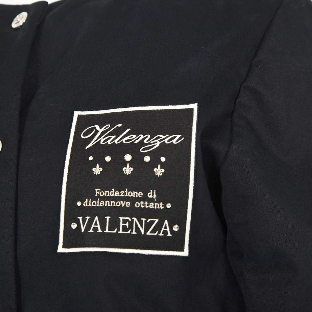 ストレッチギャバ　ノーカラー中綿ジャケット　VALENZA　5157703